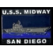 CITY OF SAN DIEGO, CA U.S.S. MIDWAY MUSEUM SHIP PIN